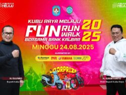 Rayakan Puncak  HUT ke-18, Pemkab Kubu Raya Hadirkan Fun Run Berhadiah Motor